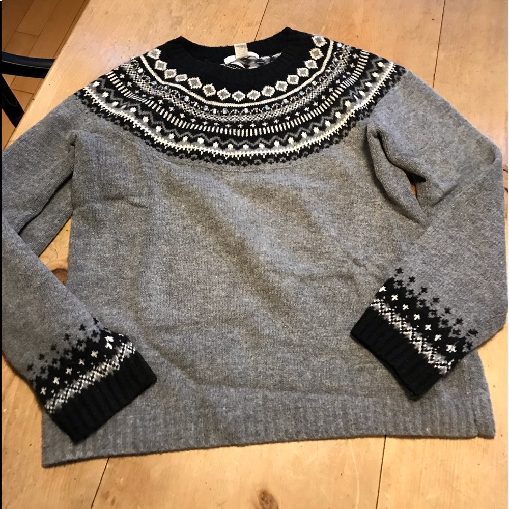 Kenar Embellished Fair Isle Sweater S/L